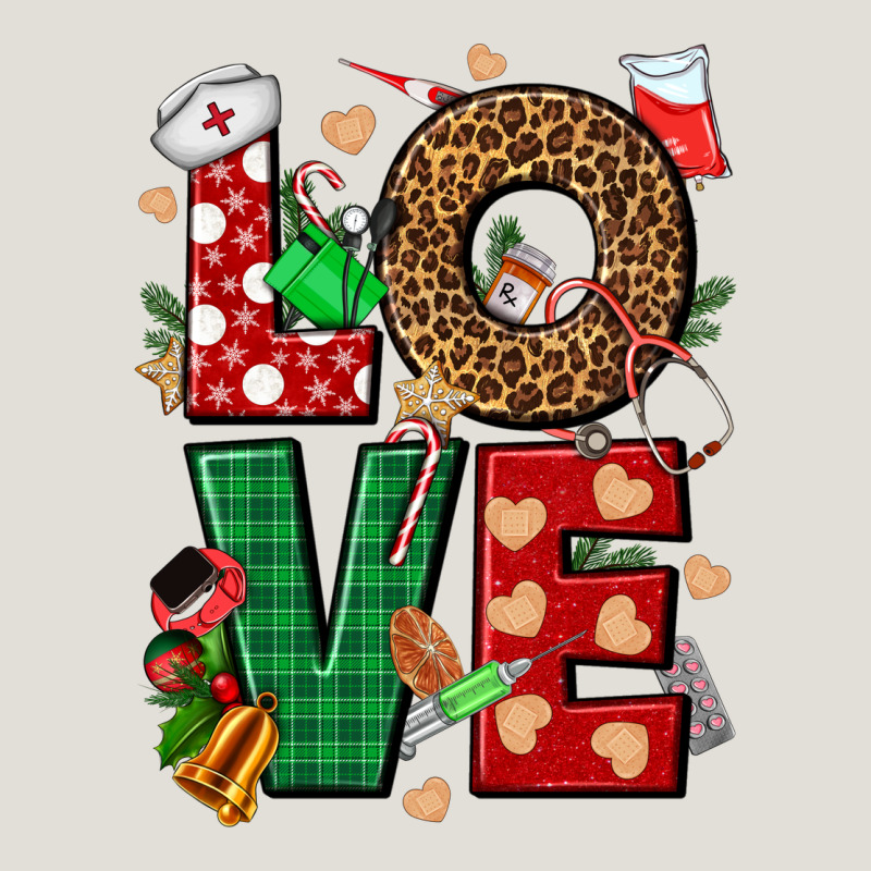Love Nurse Christmas Heavy Core Tee by NancyCooperArtShop | Teevron