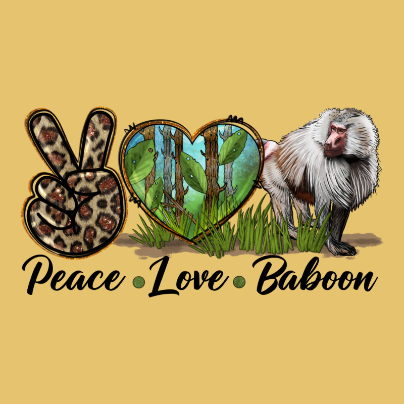 Leopard Peace Love Baboon Premium Sweatshirt by LillyAllenDesigns | Teevron