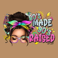80s Made 90s Raised Messy Bun Vintage Hoodie | Teevron