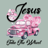 Leopard Floral Pink Car Jesus Take The Wheel Classic Tee | Teevron