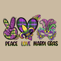 Peace Love Mardi Gras Long Sleeve Tee | Teevron