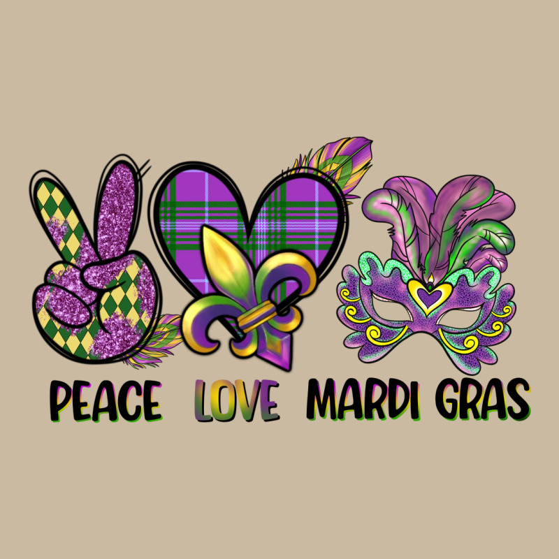 Peace Love Mardi Gras Long Sleeve Tee by CowGirlArtShop | Teevron