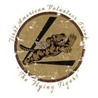 flying tigers squadron wwii leather patch design | Teevron