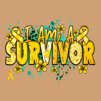 I Am A Survivor Yellow Ribbon Vintage Tee | Teevron