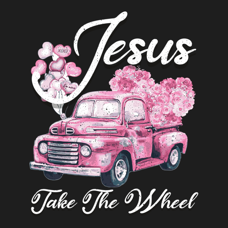Leopard Floral Pink Car Jesus Take The Wheel Classic Tee by Bettercallsaul | Teevron