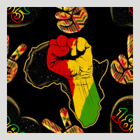 African Freedom Seamless Pattern Zipper Hoodie | Teevron