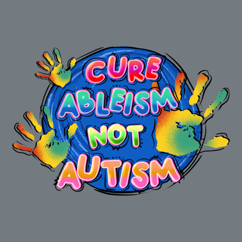 Cure Ableism Not Autism Heavyweight Sweatshirt by FaDigitalArtStudio | Teevron