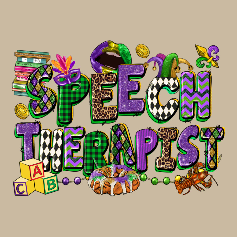 Speech Therapist Mardi Gras Cowgirl Long Sleeve Tee by CowGirlArtShop | Teevron
