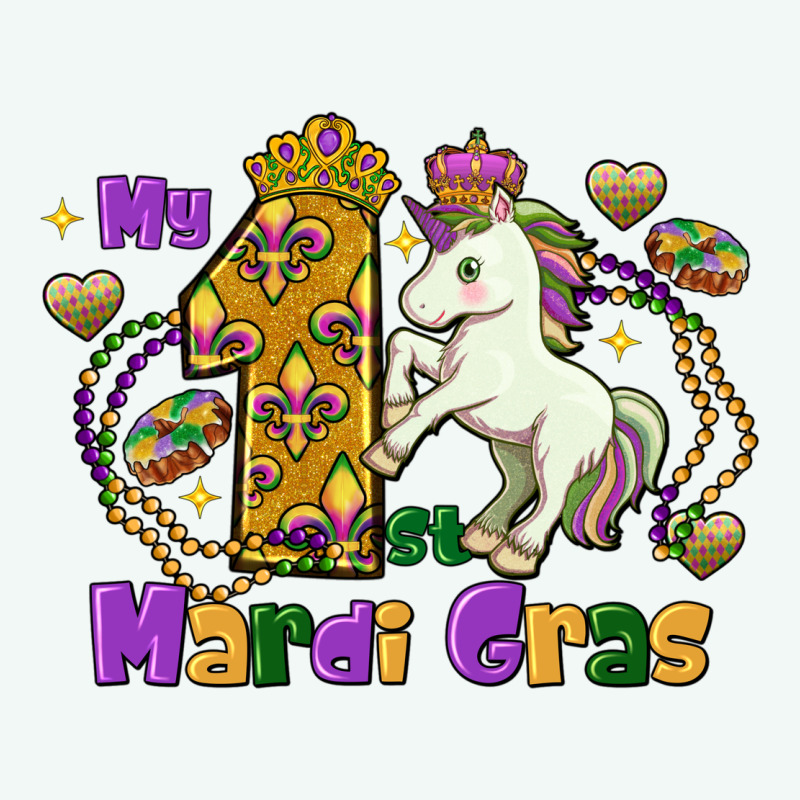 My First Mardi Gras Unicorn Premium Hoodie by FaDigitalArtStudio | Teevron