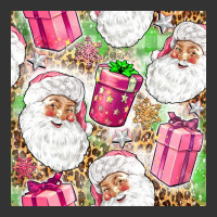 Pink Christmas Santa Claus and gift box | Teevron