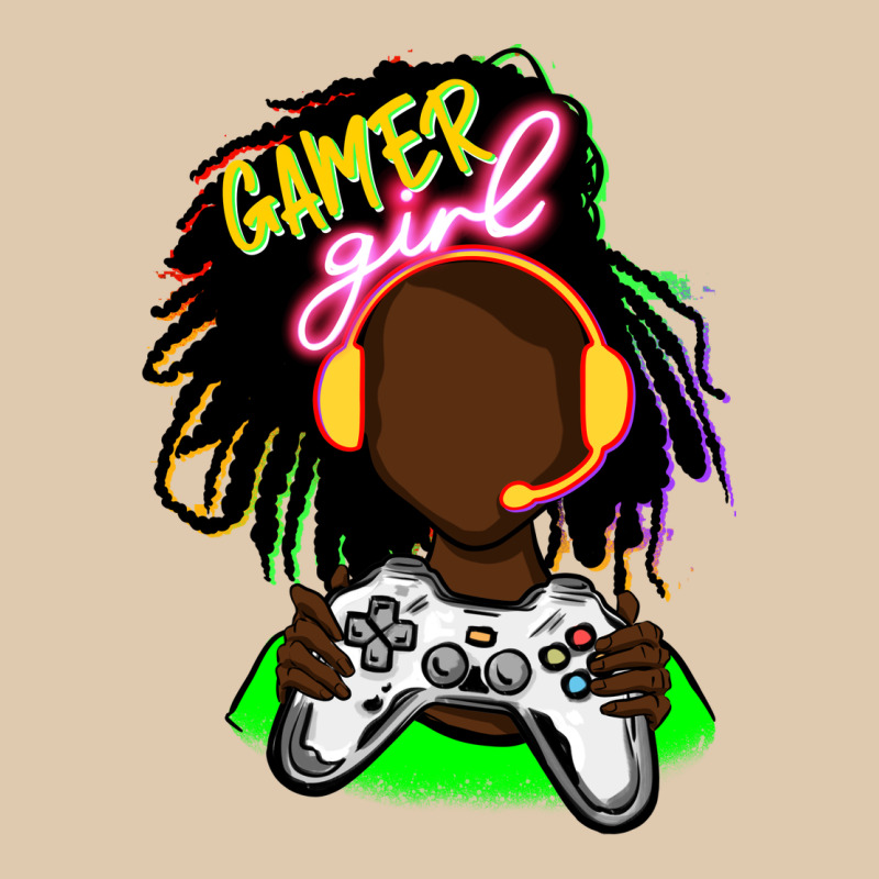 Black Gamer Girl Heavyweight Sweatshirt by FaDigitalArtStudio | Teevron