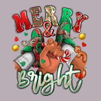 Merry And Bright Black Man Sneakers Vintage Tee | Teevron