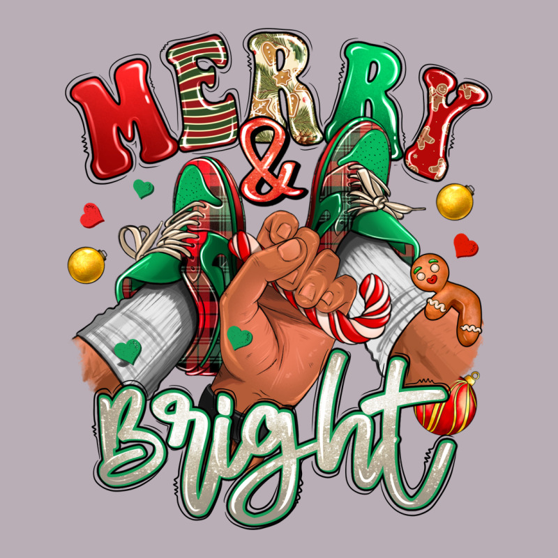 Merry And Bright Black Man Sneakers Vintage Tee by RanaPortraitStore | Teevron