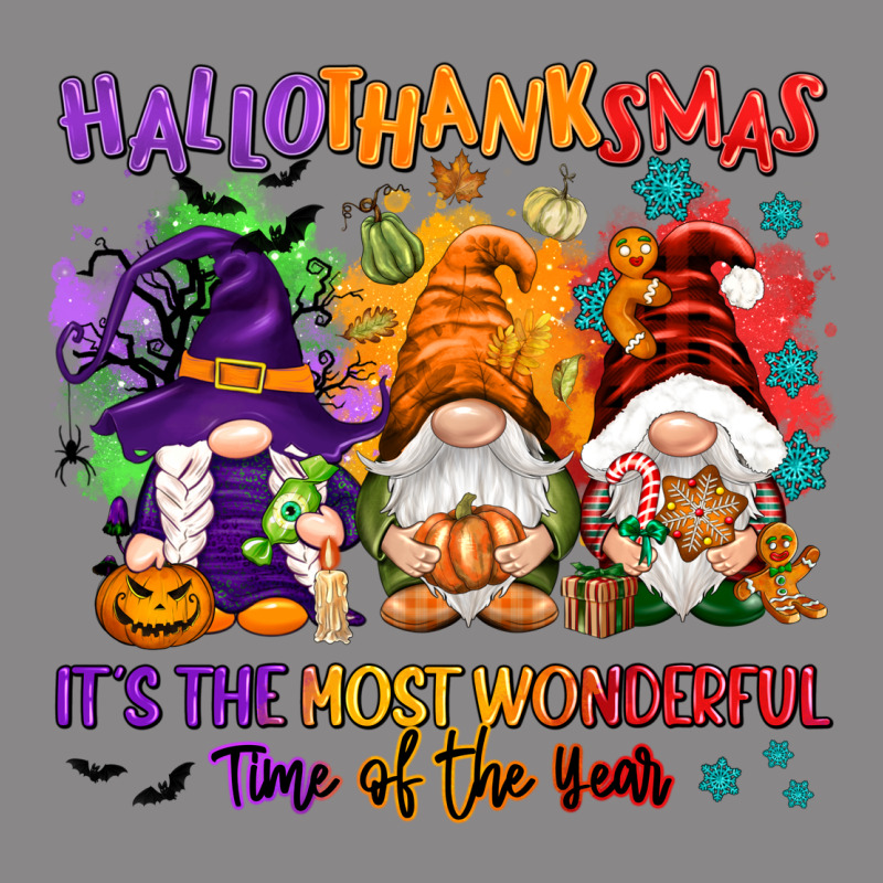 Hallothanksmas It's The Most Wonderful Time Of The Vintage Tee by NancyCooperArtShop | Teevron