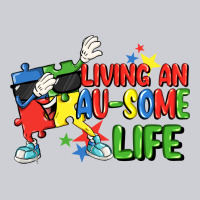 Living An Au-some Life Autism Awareness Day Heavyweight Sweatshirt | Teevron