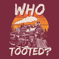 Who Tooted Funny Train Lovers And Railroad Retro Vintage Premium Hoodie | Teevron