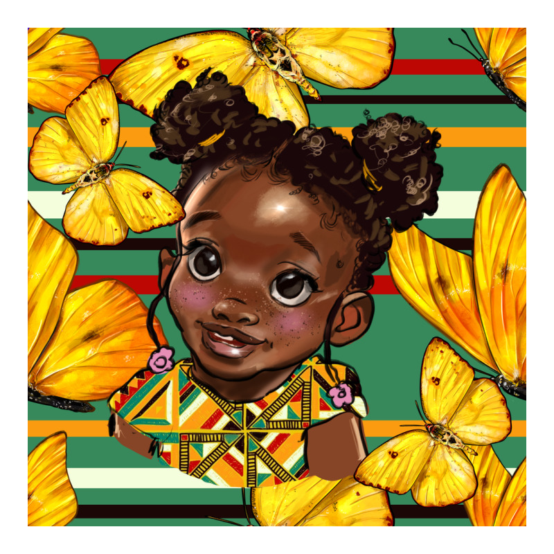 Juneteenth Afro Girl Seamless Pattern Zipper Hoodie by BundleAndBundleShop | Teevron