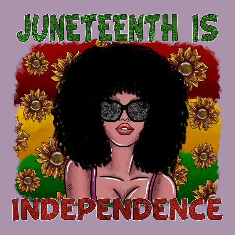 Juneteenth Is Independence Heavyweight Hoodie by SublimationCraftShop | Teevron