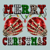 Merry Christmas Skeleton Hands Boobs Heavy Core Tee | Teevron
