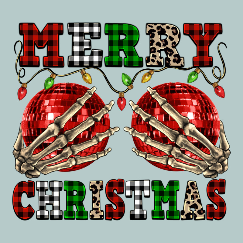 Merry Christmas Skeleton Hands Boobs Heavy Core Tee by NancyCooperArtShop | Teevron