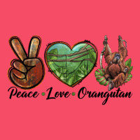 Peace Love Orangutan Premium Sweatshirt | Teevron