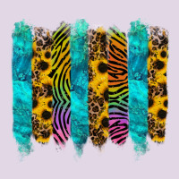 Turquoise Leopard Sunflowers Colorful Classic Tee | Teevron