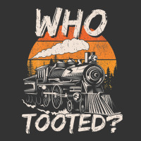 Who Tooted Funny Train Lovers And Railroad Retro Vintage | Teevron
