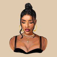 Black Woman Heavyweight Sweatshirt | Teevron