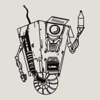 B&w Claptrap   Borderlands Heavy Core Tee | Teevron
