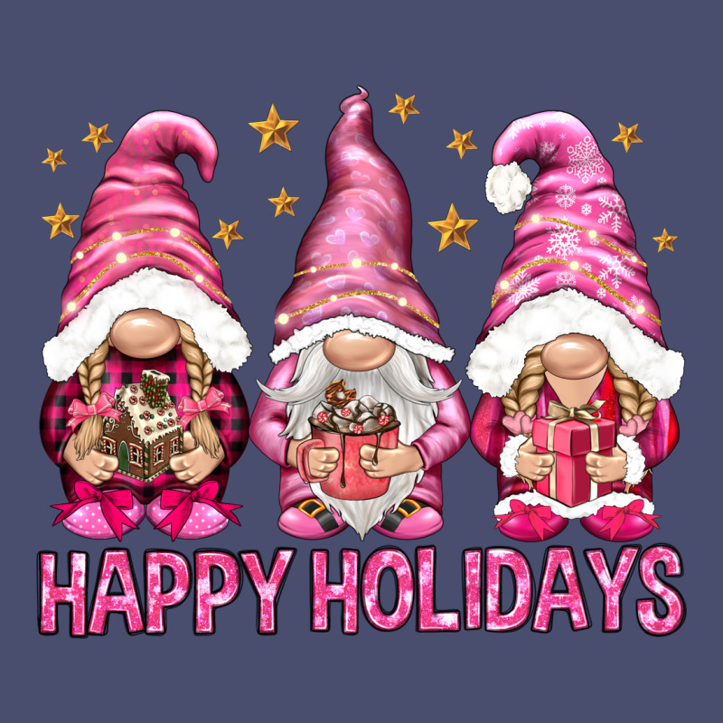 Happy Holidays With Gnomes Vintage Tee by NancyCooperArtShop | Teevron