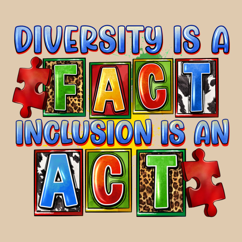 Diversity Is A Fact Inclusion Is An Act Heavyweight Sweatshirt by FaDigitalArtStudio | Teevron