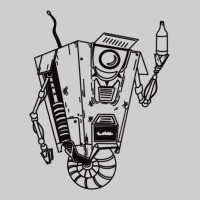 B&w Claptrap   Borderlands Premium Tee | Teevron