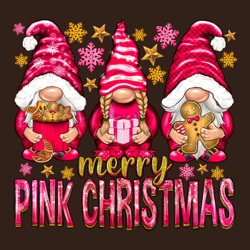 Merry Pink Christmas Gnomes Heavy Core Tee by NancyCooperArtShop | Teevron