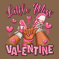 Little Miss Valentine Afro Kid Sneakers Premium Tee | Teevron