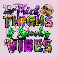 Thick Thighs And Spooky Vibes Ladies Tee | Teevron