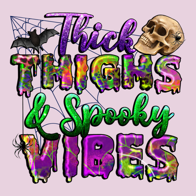 Thick Thighs And Spooky Vibes Ladies Tee by BundleAndBundleShop | Teevron
