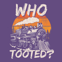Who Tooted Funny Train Lovers And Railroad Retro Vintage Vintage Hoodie | Teevron
