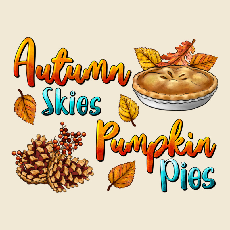 Autumn Skies Pumpkin Pies Ladies Tee by BundleAndBundleShop | Teevron