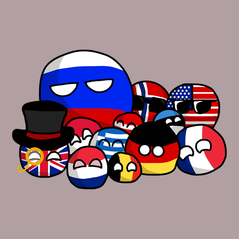 Countryballs Pullover Vintage Hoodie by tuanDangUi | Teevron