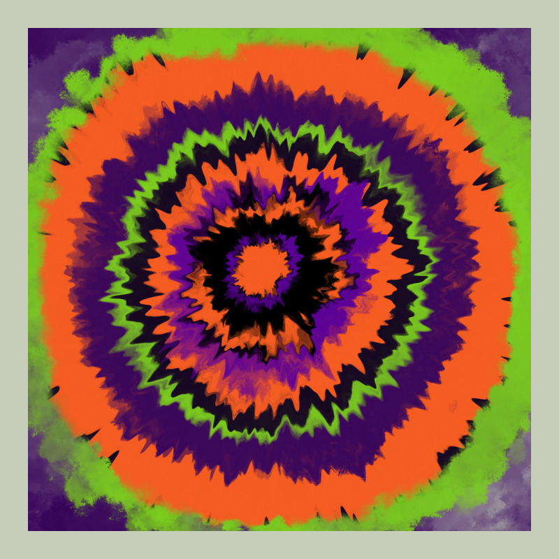 Halloween Tie  Dye Pattern Ladies Tee by RanaPortraitStore | Teevron