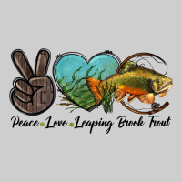 Peace Love Leaping Brook Trout Premium Sweatshirt | Teevron