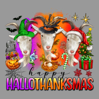 Happy Hallothanksmas Goats Vintage Hoodie | Teevron