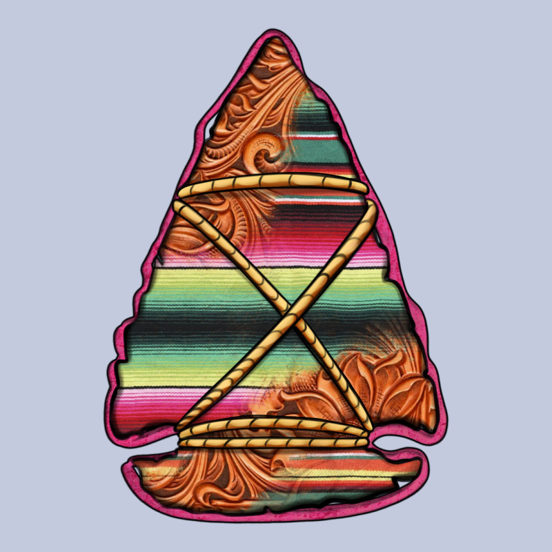 Serape Tooled Leather Arrowhead Long Sleeve Tee by Jasminsmagicworld | Teevron