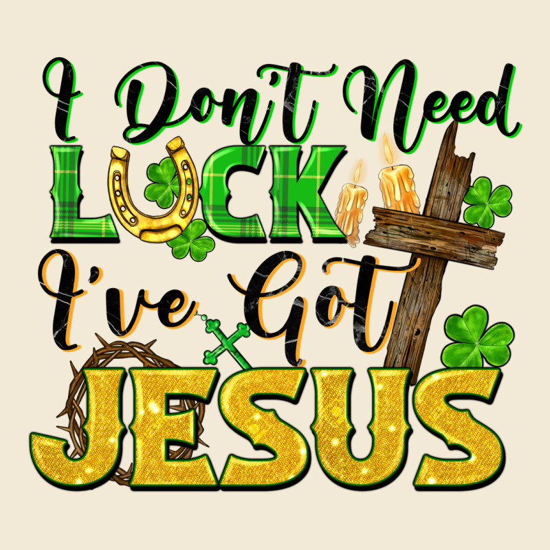 I Don't Need Luck I've Got Jesus Premium Hoodie by FaDigitalArtStudio | Teevron