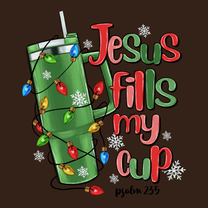Jesus Fills My Cup Psalm 25 5 Heavy Core Tee by MaliasSmallBusiness | Teevron