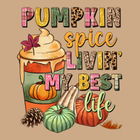 Pumpkin Spice Livin' My Best Life Vintage Hoodie | Teevron