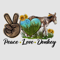 Peace Love Donkey Premium Sweatshirt | Teevron