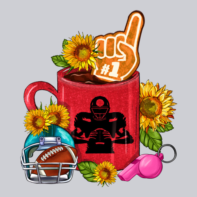Western Football Coffee Cup Heavyweight Sweatshirt by FaDigitalArtStudio | Teevron