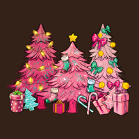 Pink Christmas Trees Heavy Core Tee | Teevron