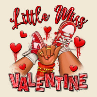Little Miss Valentine Afro Kid Sneakers Premium Tee | Teevron